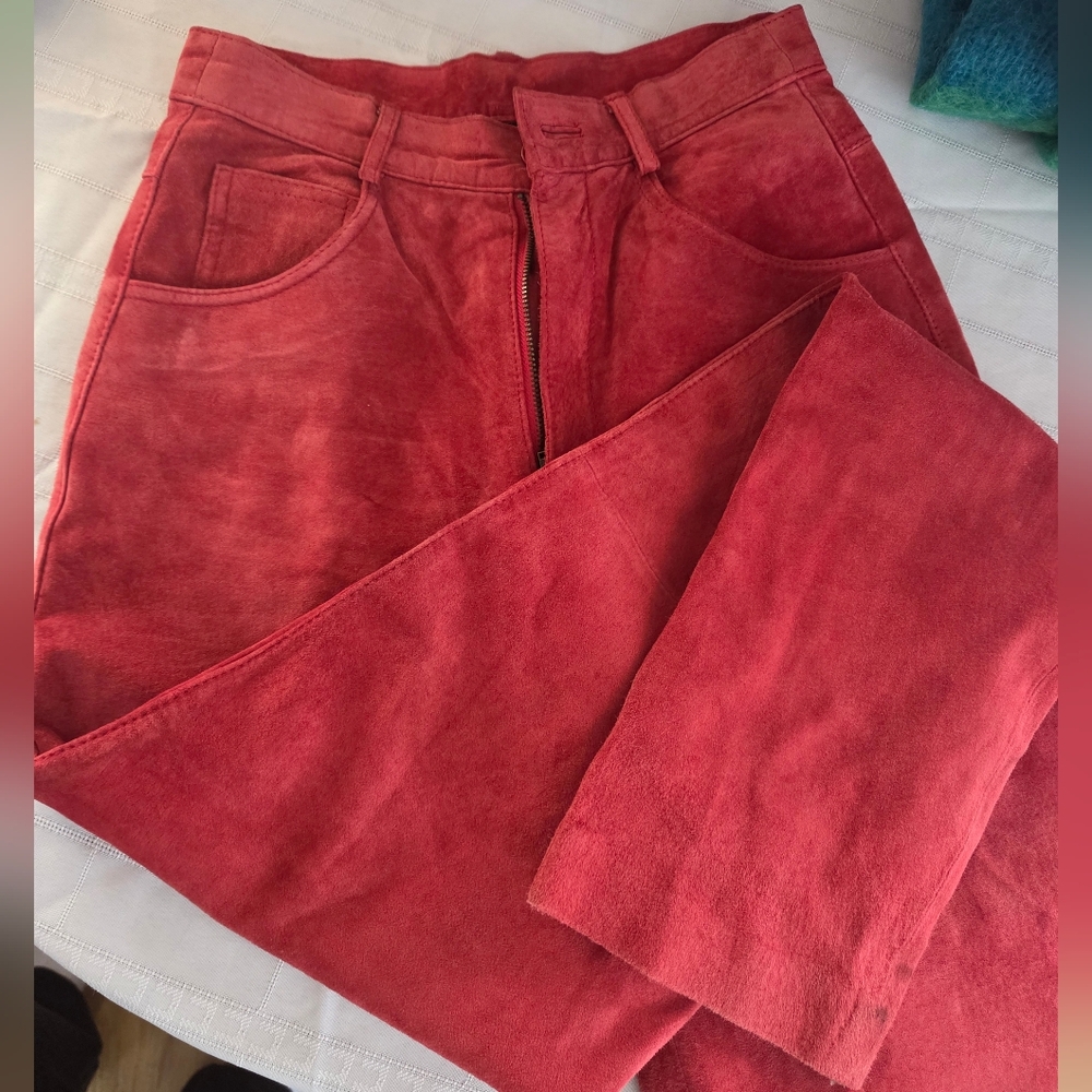 Suede & Satin Lined Womens Pants By Studio West